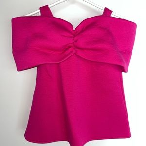 Airfish girls fuchsia bow dress (mini)
